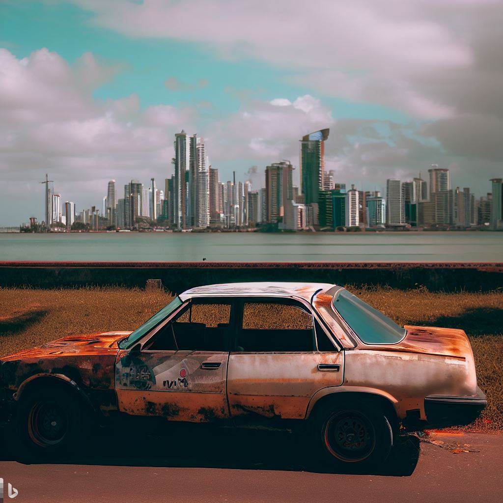 Picture of a typical junk car we buy for cash