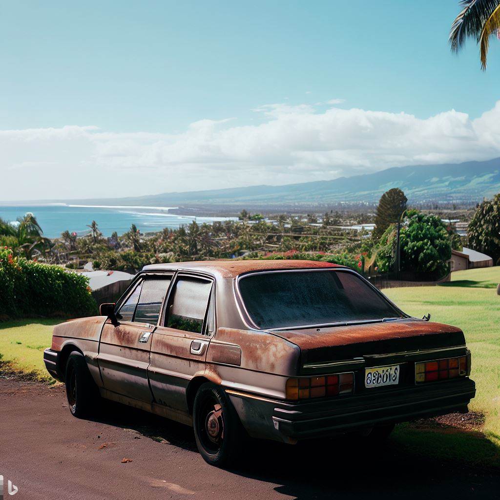 Junk car for sale in Kahului, Hawaii
